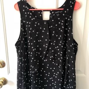 Great layering tank blouse with ladybug design